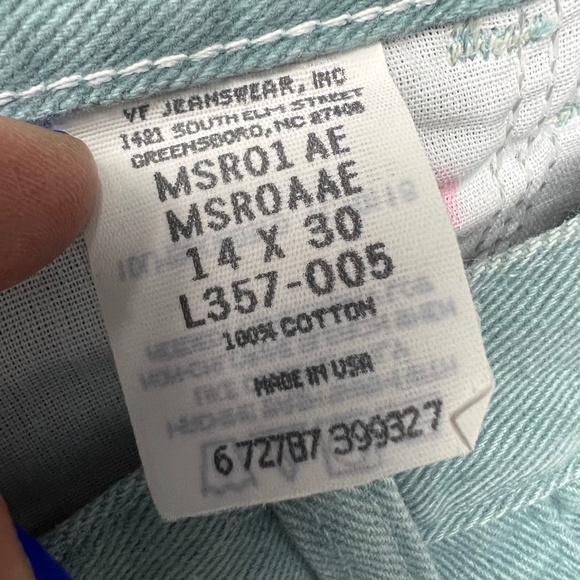 👖NWT🤩 VINTAGE 80s |•WRANGLER•| Deadstock Relaxed Fit SUPER High Rise Jean 14S - Picture 11 of 16